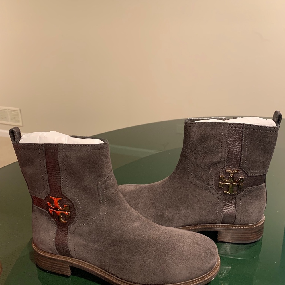 Tory Burch suede booties